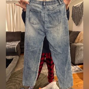 Rue 21 jeans, light wash, baggy, straight leg